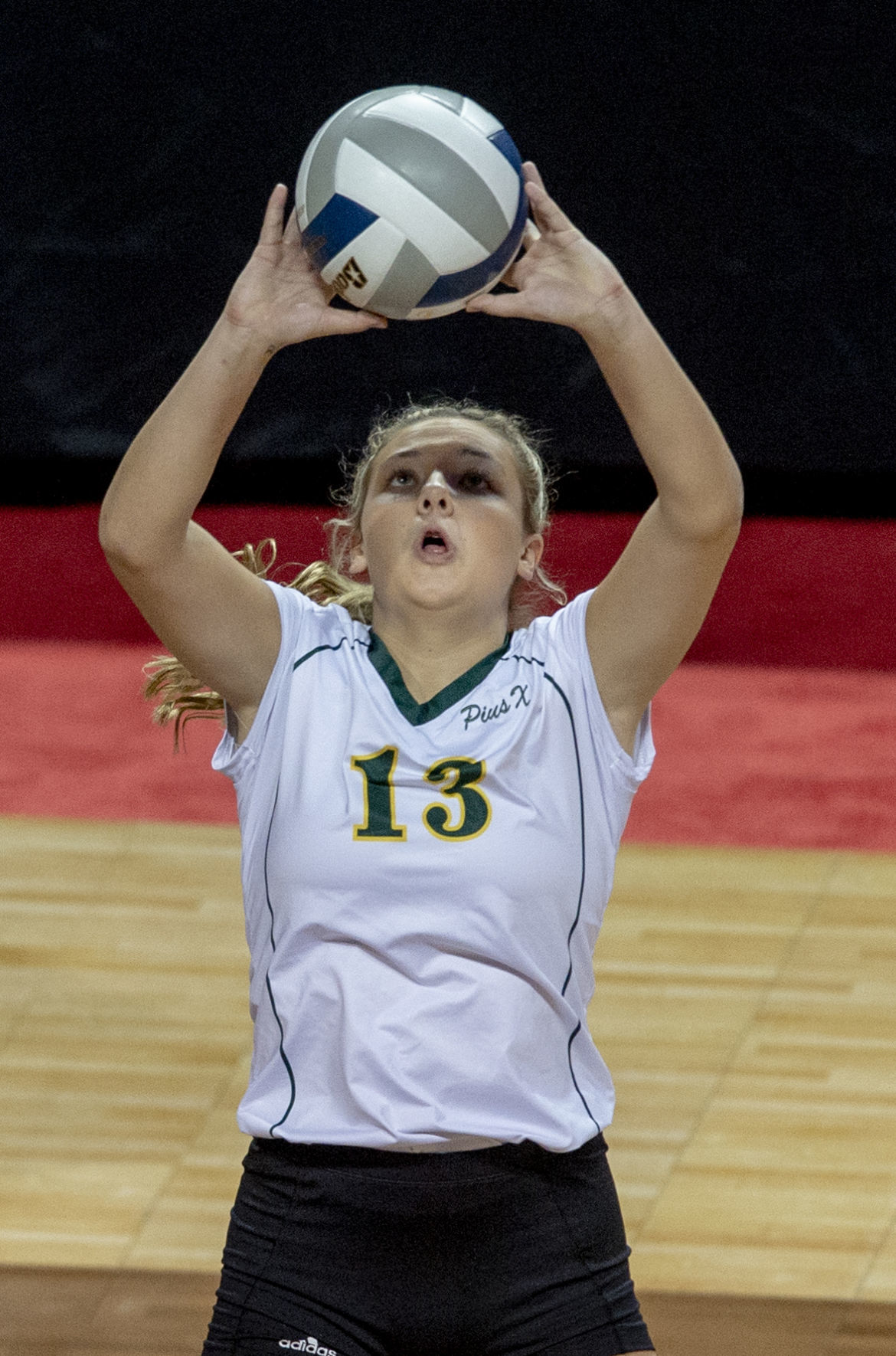 Class A state volleyball, Pius X vs. PLVS, 11.8